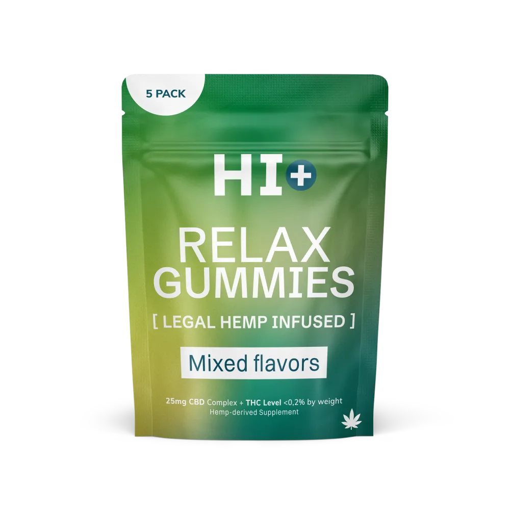 Relax Gummies Mixed Flavours, 5 pcs · 16.5 g
